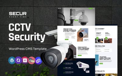 Secur - Serviço de CFTV e Segurança Tema WordPress Elementor Multiuso