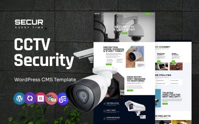 Secur - Thème WordPress Elementor polyvalent pour services de vidéosurveillance et de sécurité