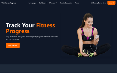 TishFitnessProgress - Plantilla de progreso de fitness con Next.js, TypeScript y Tailwind CSS