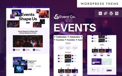 Event Co. – WordPress Elementor Theme für Konzert-, Festival- und Eventmanagement