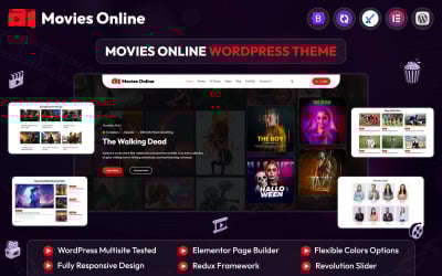 Filmes Online Tema WordPress