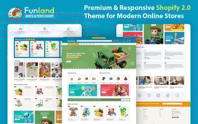 FunLand – Le thème Shopify ultime pour les magasins de jouets et d&amp;#39;enfants
