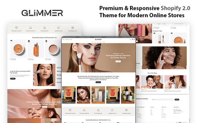 Glimmer – Det ultimata Shopify-temat för skönhetsspa och hälsocenter