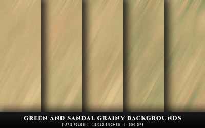 Sfondi con texture granulosa verde e sandalo