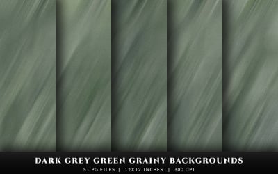 Dark Grey Green Grainy Texture Backgrounds