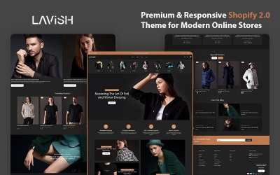 Lavish – O tema Shopify definitivo para marcas de moda e vestuário
