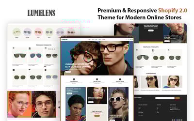 LumeLens – O tema Shopify definitivo para óculos de sol e óculos