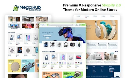 MegaHub – Motyw Shopify dla sklepu z elektroniką i gadżetami