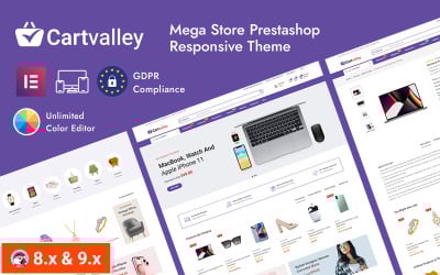 Responzivní téma Cartvalley – Mega Store Prestashop