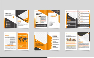 Company Profile Brochure Template,  Creative Corporate company profile brochure template design