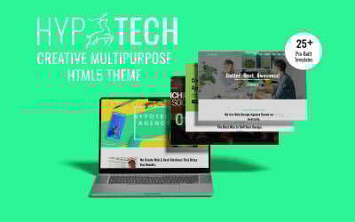 Hypotech - Plantilla multipropósito para negocios de agencias creativas