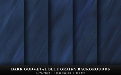 Mörk Gunmetal blå korniga texturbakgrunder