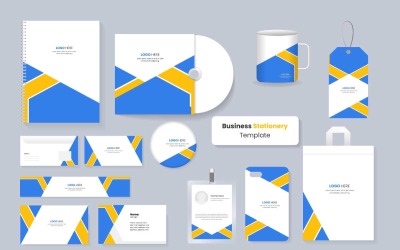 Office stationery template set , Corporate identity template set.