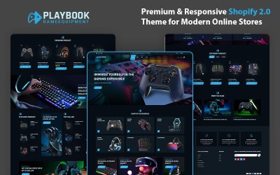 PlayBook – Najlepszy motyw Shopify dla sprzętu i akcesoriów do gier