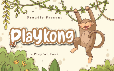 Playkong ett lekfullt premiumteckensnitt