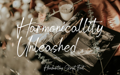 Harmonicallity Unleashed Handwriting Script Font