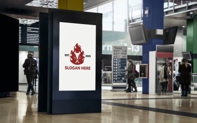 Modello di progettazione del logo per cibo e ristorante