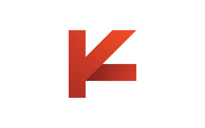 K Logo Tasarımı ve şablonu. Vektördeki Harflere dayalı yaratıcı K simgesi baş harfleri. V9