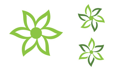 Doğa yaprak ekolojisi vegan konsept Logo illüstrasyonu v.66