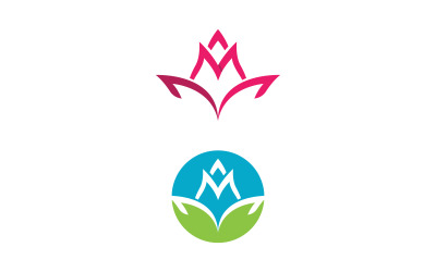 Lotus Logo Güzellik Salonu Kozmetik cilt bakımı vektör ikon tasarımı v.60