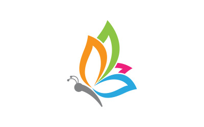 Шаблон дизайна логотипа Butterfly Beauty Vector v.39