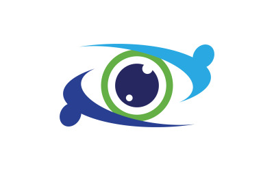 Branding Corporate Health Eye Care vector Logo design v.41