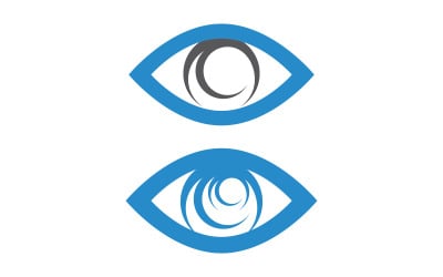 Branding Corporate Health Eye Care vector Logo design v.50