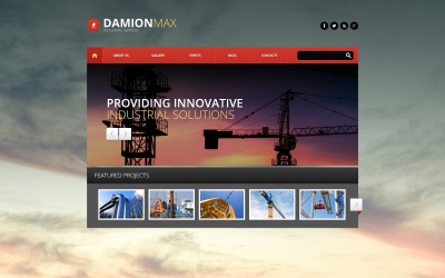 Modello WordPress Responsive #51347 per Un Sito di Industria