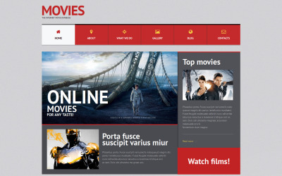 Responzivní WordPress motiv na téma Kino #51300