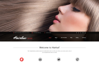 Reszponzív Hair Transplantation WordPress sablon 51318