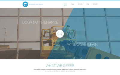 Reszponzív Windows Doors Repair WordPress Theme WordPress sablon 51393