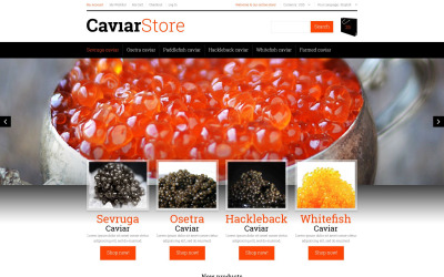 Sälj Köp Caviar Magento Theme