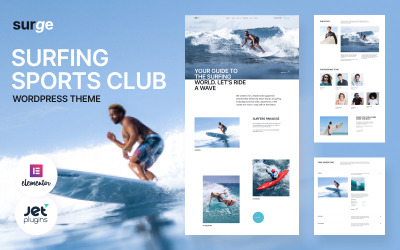 Surge - Tema WordPress Surf Sports Club