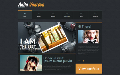 Tema WordPress responsivo para página pessoal