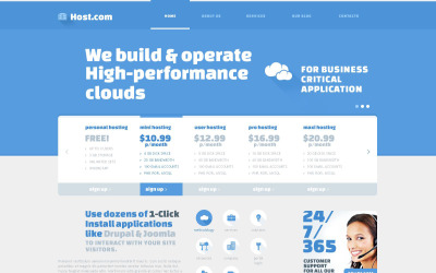 Template Web Flexível para Sites de Hospedagem №51340