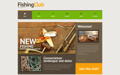 Thème WordPress adaptatif pour site de pêche #51303