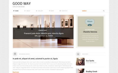 WordPress Theme namens "Art Expo Room" #51394