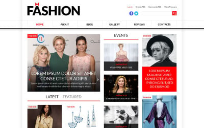 World Fashion News Portal WordPress-tema