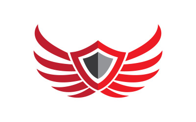 Eagle hawk wing icon Template logo design v.29