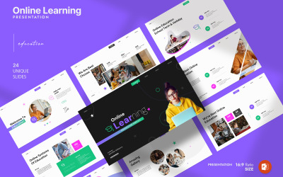Modello di presentazione per l&amp;#39;apprendimento online