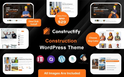 constructify - Motyw WordPress dla architektury i budownictwa