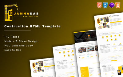 Jamnadas - İnşaat HTML Şablonu