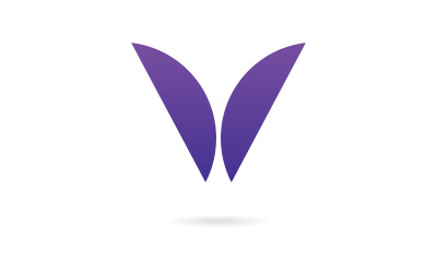 Шаблон логотипа V Letter Business Vector icon V5