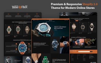 TimeFlux – Het beste Shopify-thema voor luxe- en smartwatchwinkels