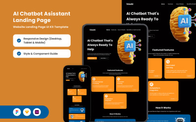 VoxAI – AI Chat Assistent Landingspagina