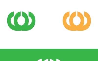 抽象圆形和弧形标志设计，现代多功能企业品牌