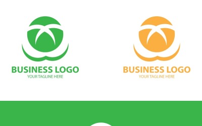 Ekologické logo Leaf &amp;amp; Circle, udržitelný a přirozený branding pro firmy