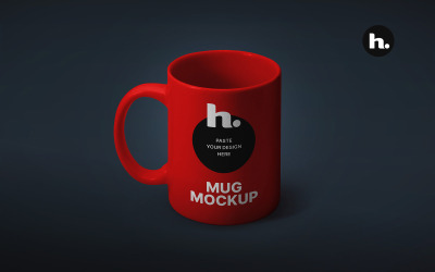 Mug Mockup PSD - Flerfärgad Mug Mockup