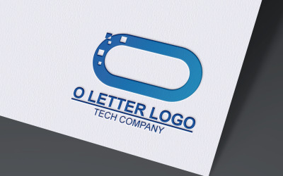 O Letter Logo Template Tech Logo Concept