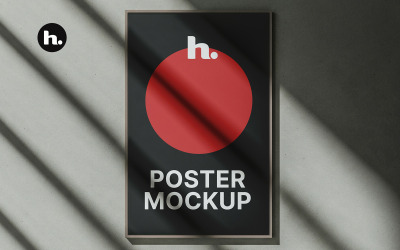 Wandtafel-Mockup PSD - Realistische Wandtafel-Vorlage vol003